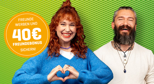 Freunde werben Freunde-Grafik
