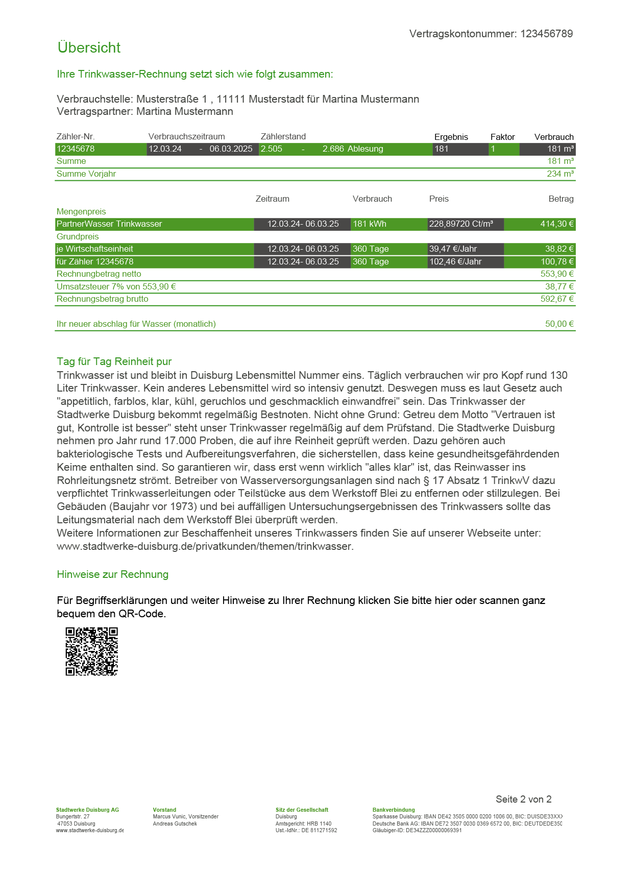 Beispielrechnung Wasser Seite 2