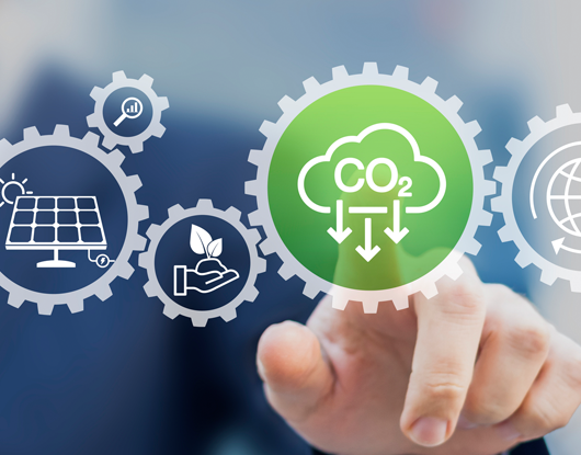 Digitale Icons aus dem Bereich erneuerbare Energien