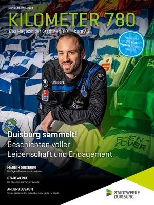 Mann mit MSV Duisburg-Trikot