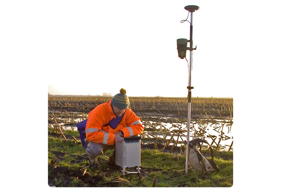 Messung mit einem Gravimeter